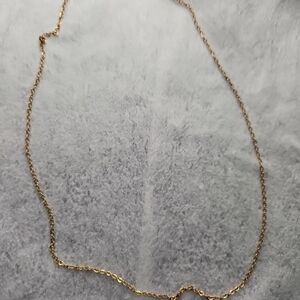 Antique 10k Yellow Gold Link Chain Necklace